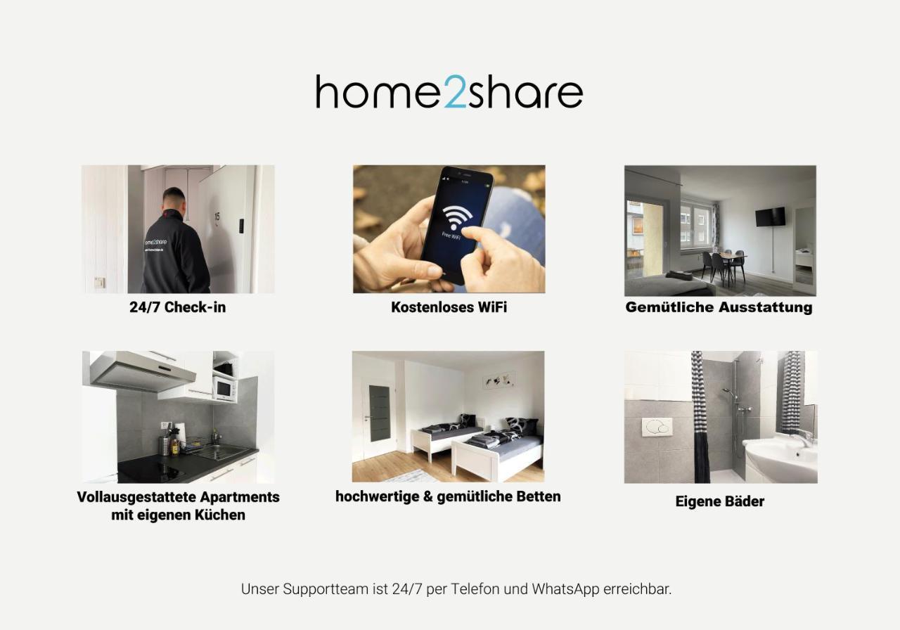 Zentrale Studios Fur Monteure I Home2Share Osnabrück Eksteriør bilde